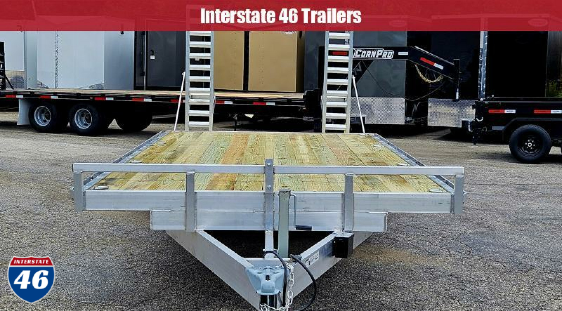 New 7 X 20 DECKOVER 5200# AXLES UTILITY ALUMINUM JAXON FAB WERKS 2024