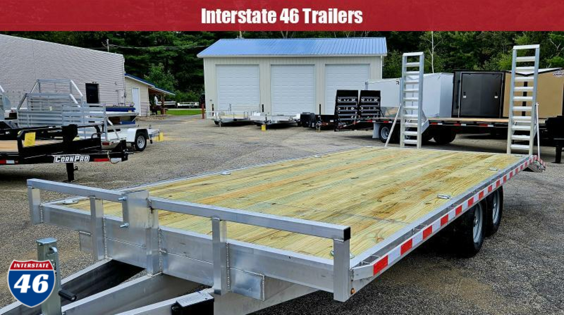 New 7 X 20 DECKOVER 5200# AXLES UTILITY ALUMINUM JAXON FAB WERKS 2024