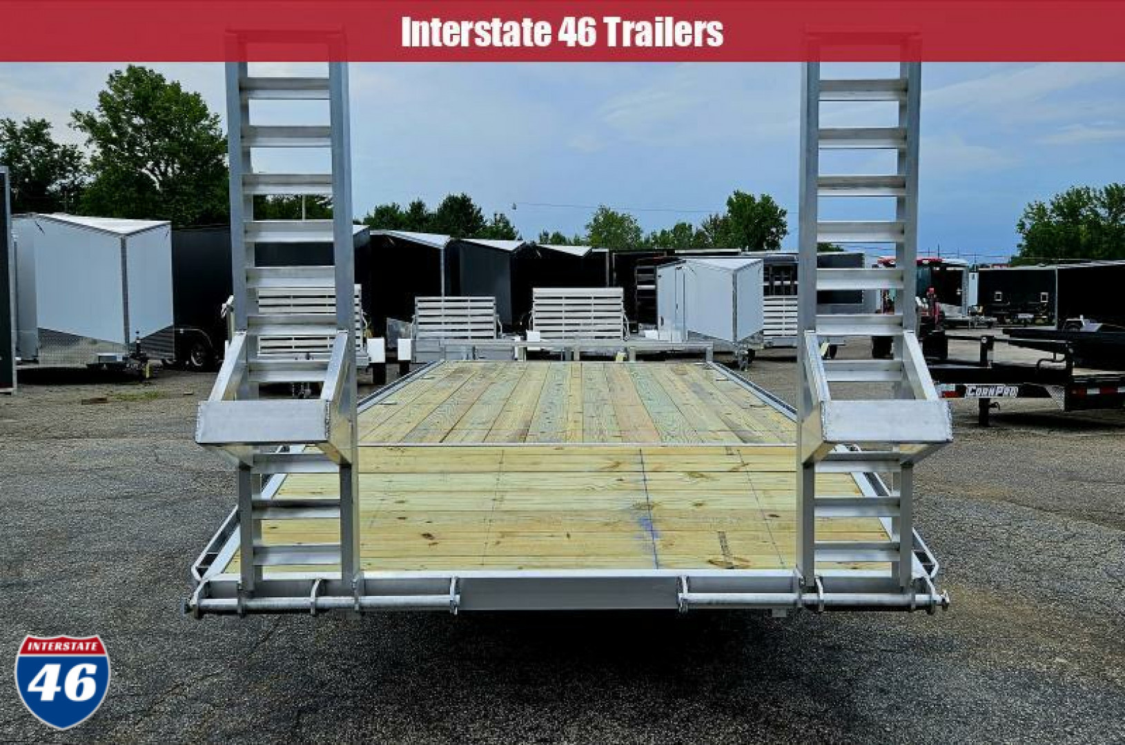 New 7 X 20 DECKOVER 5200# AXLES UTILITY ALUMINUM JAXON FAB WERKS 2024