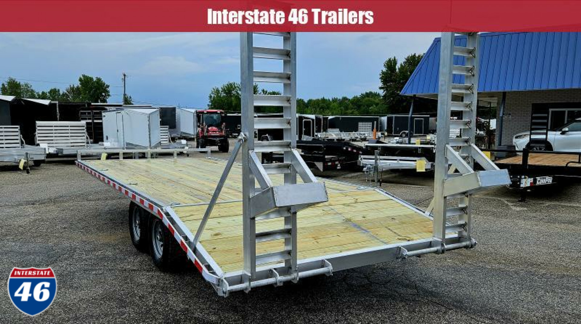 New 7 X 20 DECKOVER 5200# AXLES UTILITY ALUMINUM JAXON FAB WERKS 2024