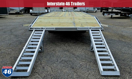 New 7 X 20 DECKOVER 5200# AXLES UTILITY ALUMINUM JAXON FAB WERKS 2024