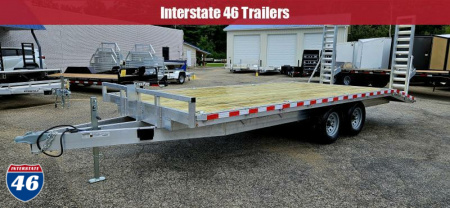 New 7 X 20 DECKOVER 5200# AXLES UTILITY ALUMINUM JAXON FAB WERKS 2024