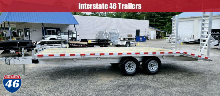 New 7 X 20 DECKOVER 5200# AXLES UTILITY ALUMINUM JAXON FAB WERKS 2024