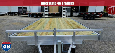 New 7 X 20 DECKOVER 5200# AXLES UTILITY ALUMINUM JAXON FAB WERKS 2024