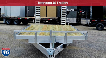 New 7 X 20 DECKOVER 5200# AXLES UTILITY ALUMINUM JAXON FAB WERKS 2024