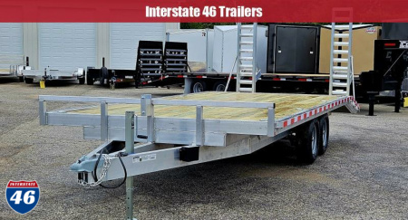 New 7 X 20 DECKOVER 5200# AXLES UTILITY ALUMINUM JAXON FAB WERKS 2024