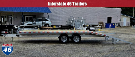 New 7 X 20 DECKOVER 5200# AXLES UTILITY ALUMINUM JAXON FAB WERKS 2024