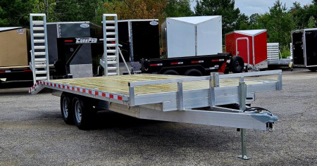 New 7 X 20 DECKOVER 5200# AXLES UTILITY ALUMINUM JAXON FAB WERKS 2024