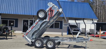 New 6 X 10 GALVANIZED DUMP 5200# AXLES 2026 TRIUMPH
