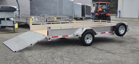 New 80  X 14' SINGLE AXLE UTILITY TRAILER ALUMINUM TRIUMPH 2025