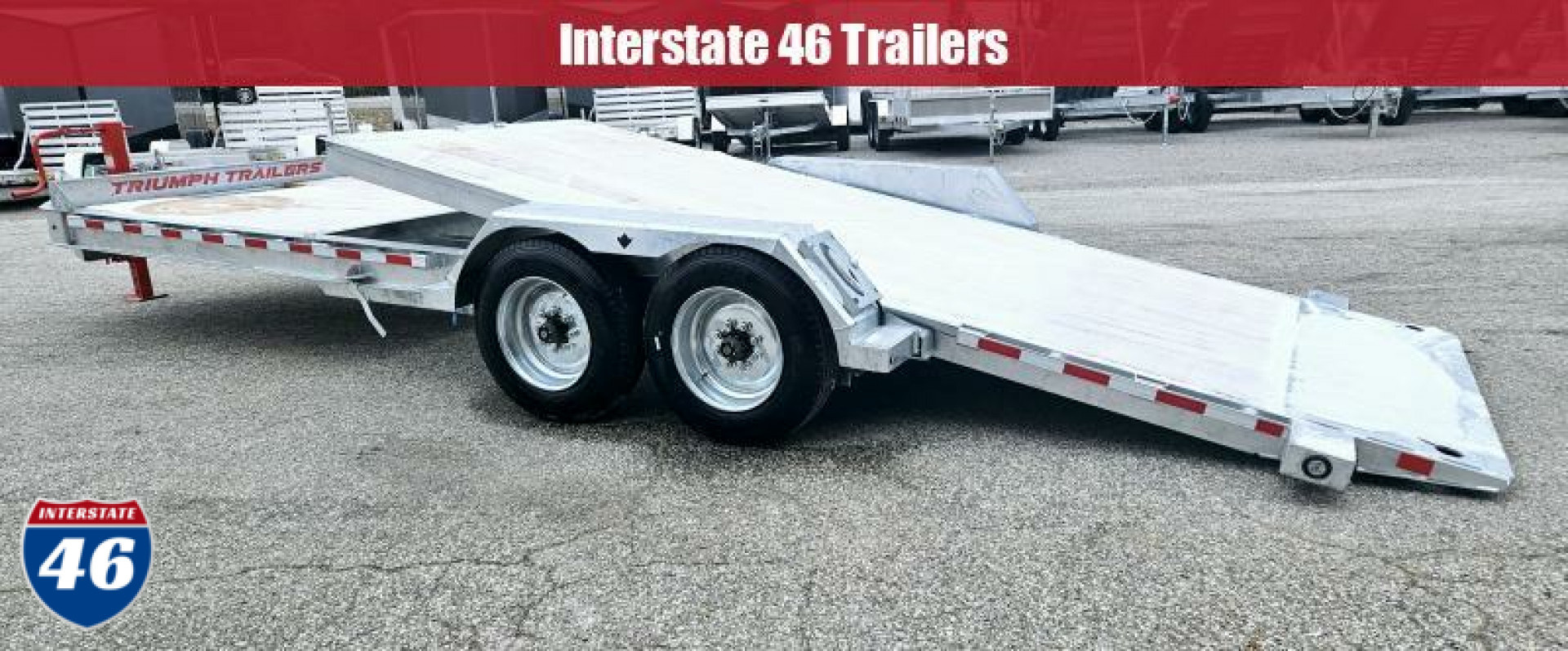 New 82 X 16+ 6 GALVANIZED GRAVITY TILT 8 K AXLES POWER JACK 2026 TRIUMPH