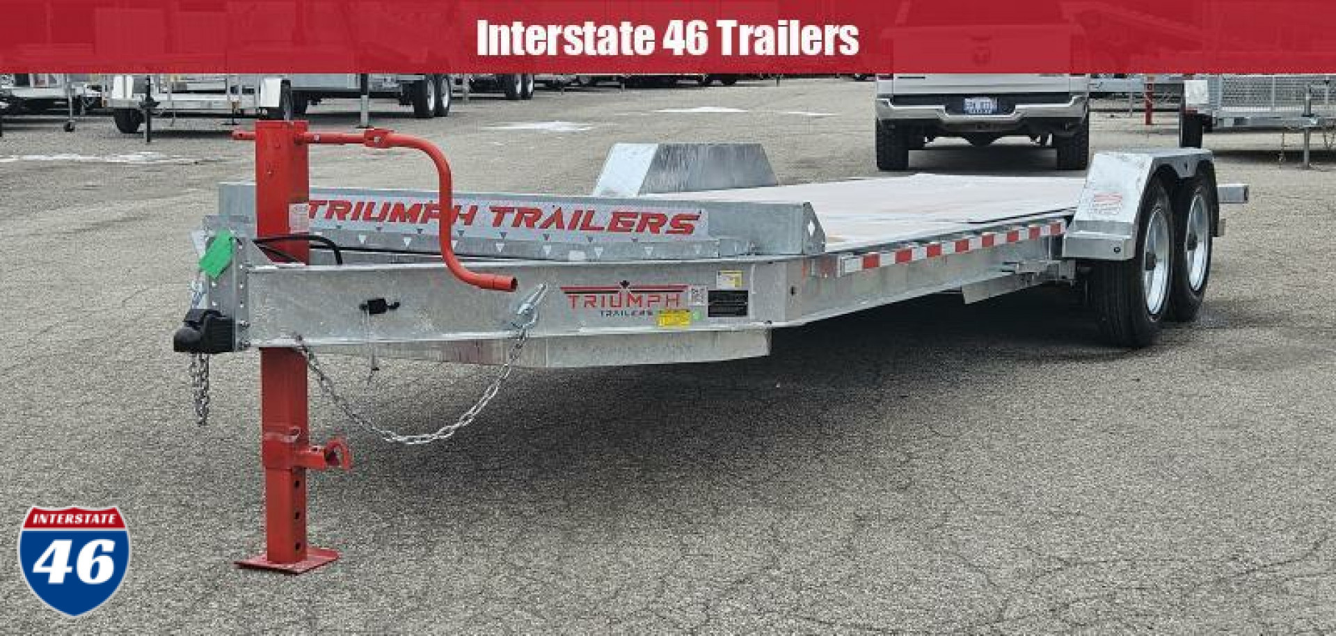New 82 X 16+ 6 GALVANIZED GRAVITY TILT 8 K AXLES POWER JACK 2026 TRIUMPH