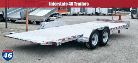 New 82 X 16+ 6 GALVANIZED GRAVITY TILT 8 K AXLES POWER JACK 2026 TRIUMPH
