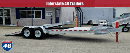 New 82 X 16+ 6 GALVANIZED GRAVITY TILT 8 K AXLES POWER JACK 2026 TRIUMPH