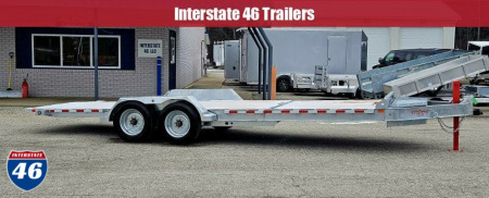 New 82 X 16+ 6 GALVANIZED GRAVITY TILT 8 K AXLES POWER JACK 2026 TRIUMPH