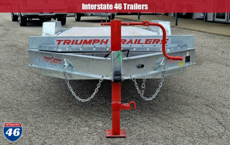 New 82 X 16+ 6 GALVANIZED GRAVITY TILT 8 K AXLES POWER JACK 2026 TRIUMPH