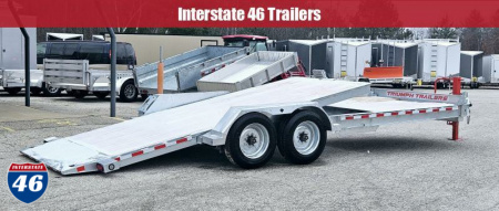 New 82 X 16+ 6 GALVANIZED GRAVITY TILT 8 K AXLES POWER JACK 2026 TRIUMPH