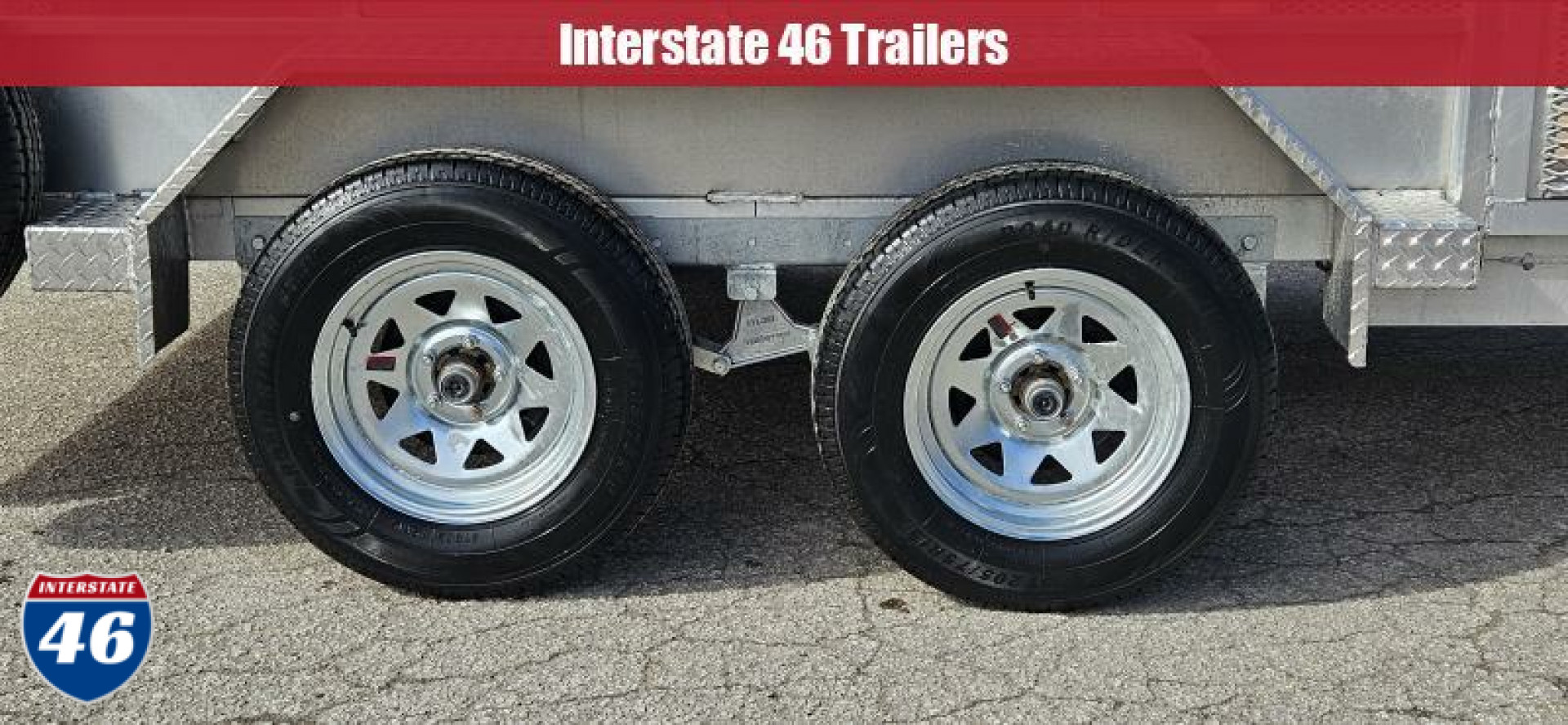 New 80 X 14 TRIUMPH ALUMINUM UTILITY TANDEM AXLE SIDE RAMPS 3500# AXLES