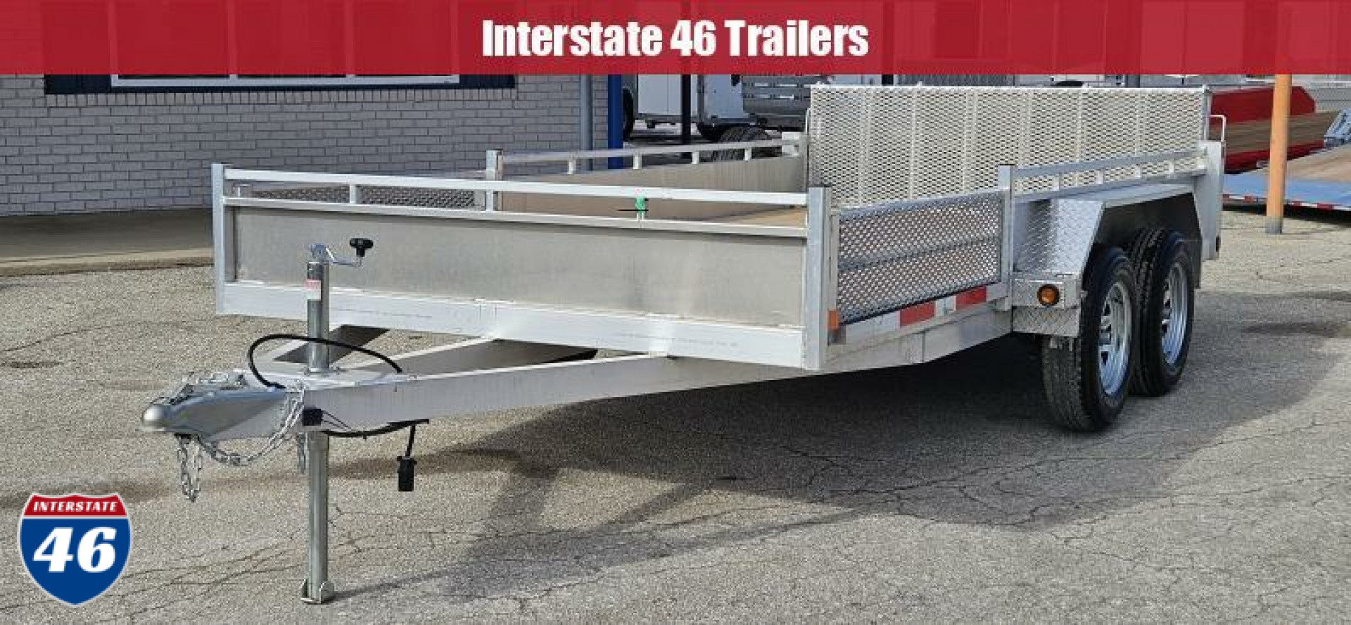 New 80 X 14 TRIUMPH ALUMINUM UTILITY TANDEM AXLE SIDE RAMPS 3500# AXLES