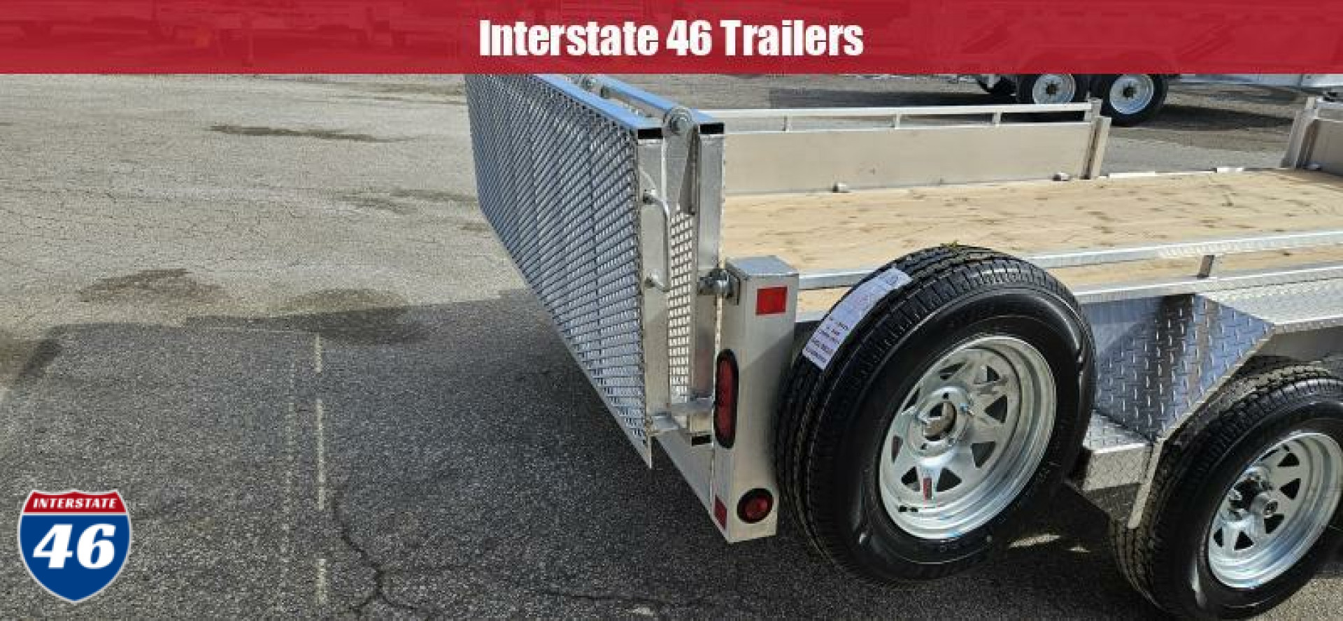 New 80 X 14 TRIUMPH ALUMINUM UTILITY TANDEM AXLE SIDE RAMPS 3500# AXLES