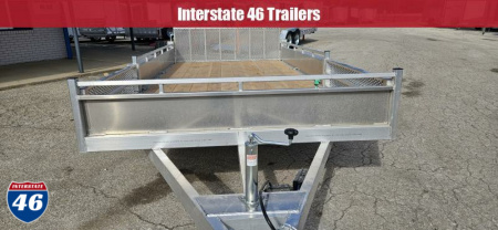 New 80 X 14 TRIUMPH ALUMINUM UTILITY TANDEM AXLE SIDE RAMPS 3500# AXLES