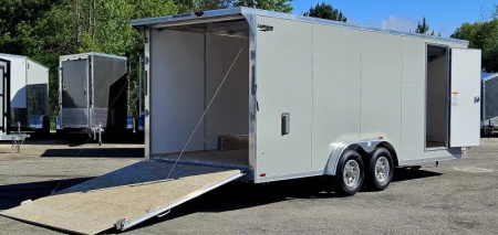 New 7.5 X 20' CARGO ENCLOSED 5200# AXLES ALL ALUMINUM 2025 LIGHTNING