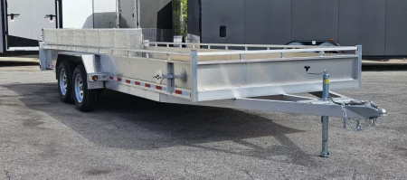 New 80  X 20' ALUMINUM TRIUMPH UTILITY TRAILER 3500# TANDEM AXLES
