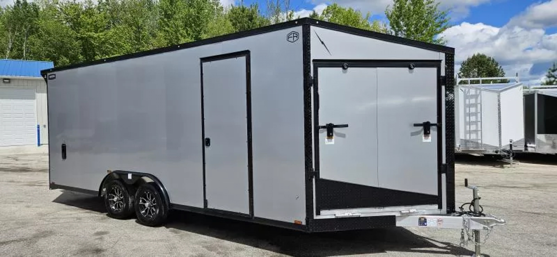 New 8 X 20 CAR HAULER ENCLOSED W/DROP DOWN FRONT DOOR 2026 LIGHTNING ALL ALUMINUM