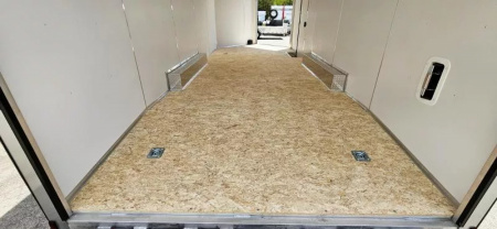 New 8 X 20 CAR HAULER ENCLOSED W/DROP DOWN FRONT DOOR 2026 LIGHTNING ALL ALUMINUM