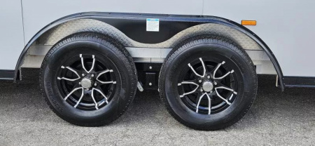 New 8 X 20 CAR HAULER ENCLOSED W/DROP DOWN FRONT DOOR 2026 LIGHTNING ALL ALUMINUM