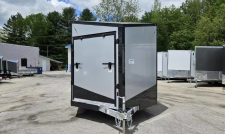 New 8 X 20 CAR HAULER ENCLOSED W/DROP DOWN FRONT DOOR 2026 LIGHTNING ALL ALUMINUM