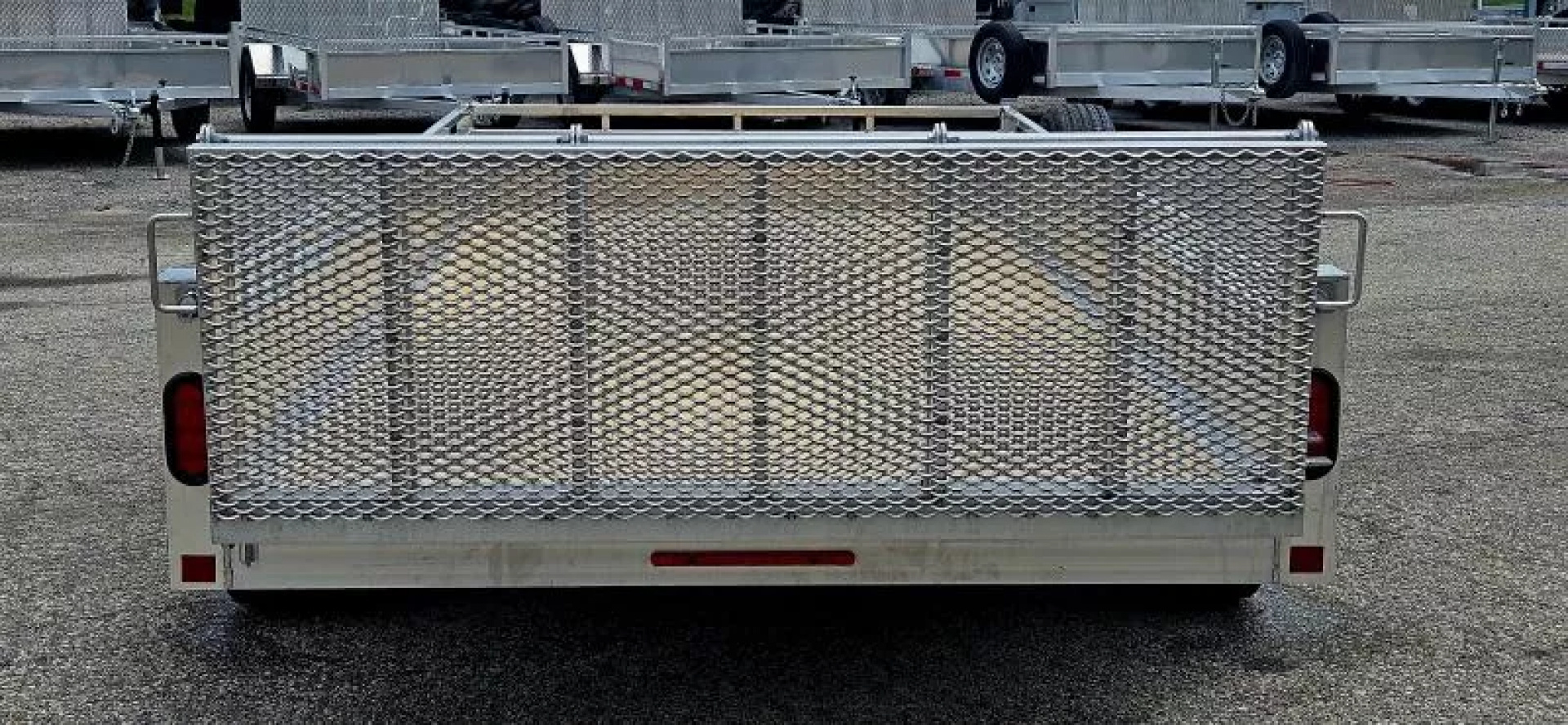 New 6 X 12 TANDEM 3500# AXLE UTILITY 2025 ALUMINUM TRIUMPH BI-FOLD GATE