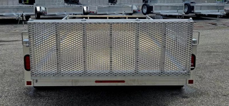 New 6 X 12 TANDEM 3500# AXLE UTILITY 2025 ALUMINUM TRIUMPH BI-FOLD GATE