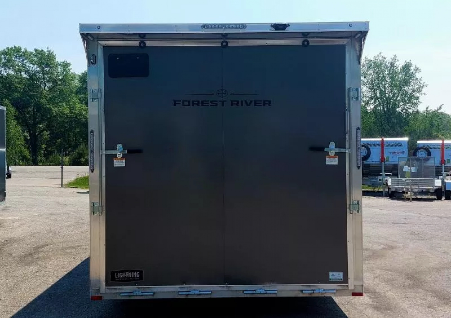 New 8'X20' CAR HAULER ENCLOSED 2026 ALL ALUMINUM POLYCOR EXTERIOR 5200# AXLES ALSO AVAILABLE IN WHITE & SILVERFROST
