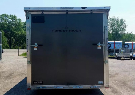 New 8'X20' CAR HAULER ENCLOSED 2026 ALL ALUMINUM POLYCOR EXTERIOR 5200# AXLES ALSO AVAILABLE IN WHITE & SILVERFROST
