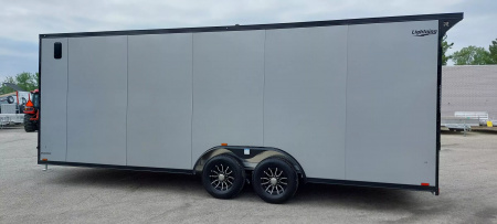 New 8 X 22 CAR HAULER ENCLOSED 5200# AXLES ALL ALUMINUM 2025 LIGHTNING