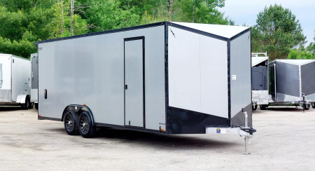 New 8 X 22 CAR HAULER ENCLOSED 5200# AXLES ALL ALUMINUM 2025 LIGHTNING