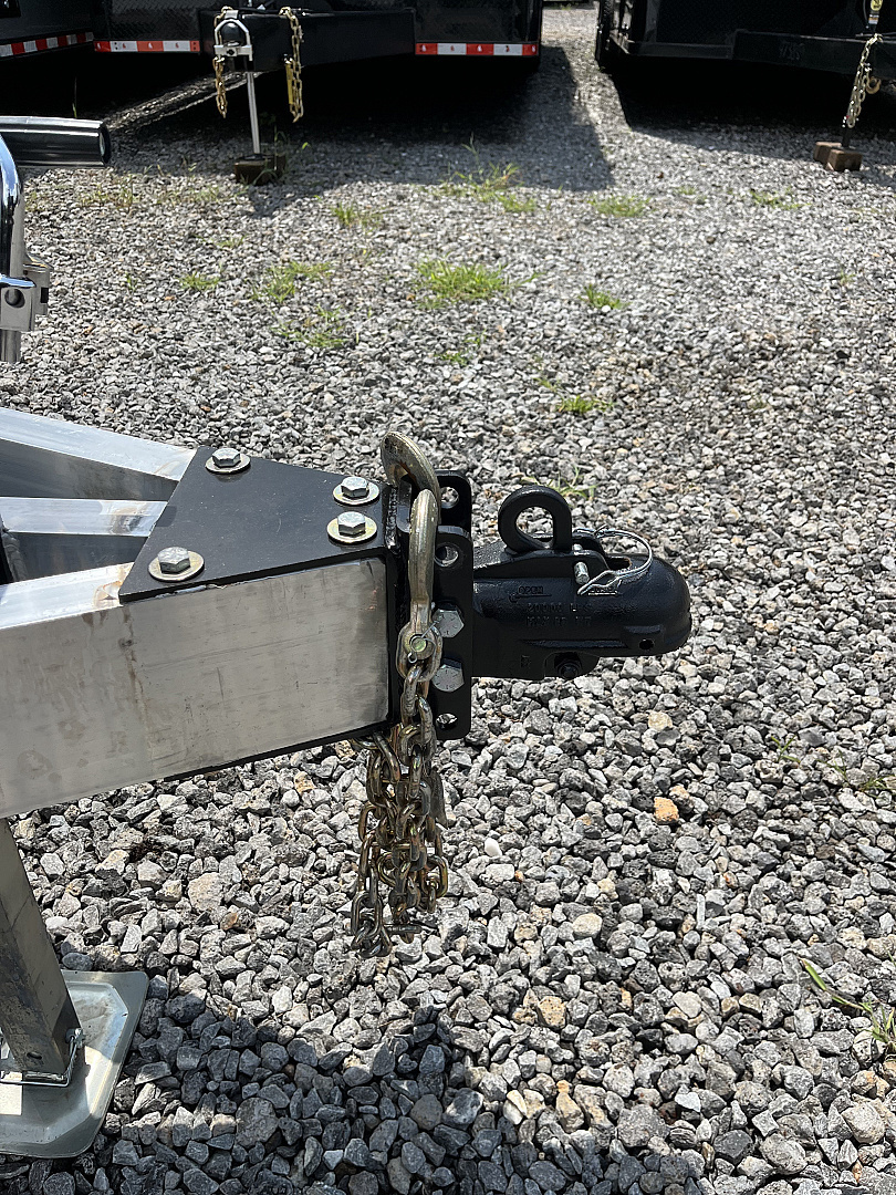 New 2025 Haulmark 32 EDGE ALUMINUM Race Trailer, Sportsman Plus PKG, Premium Escape Door, White PolyCor, 14K GVWR