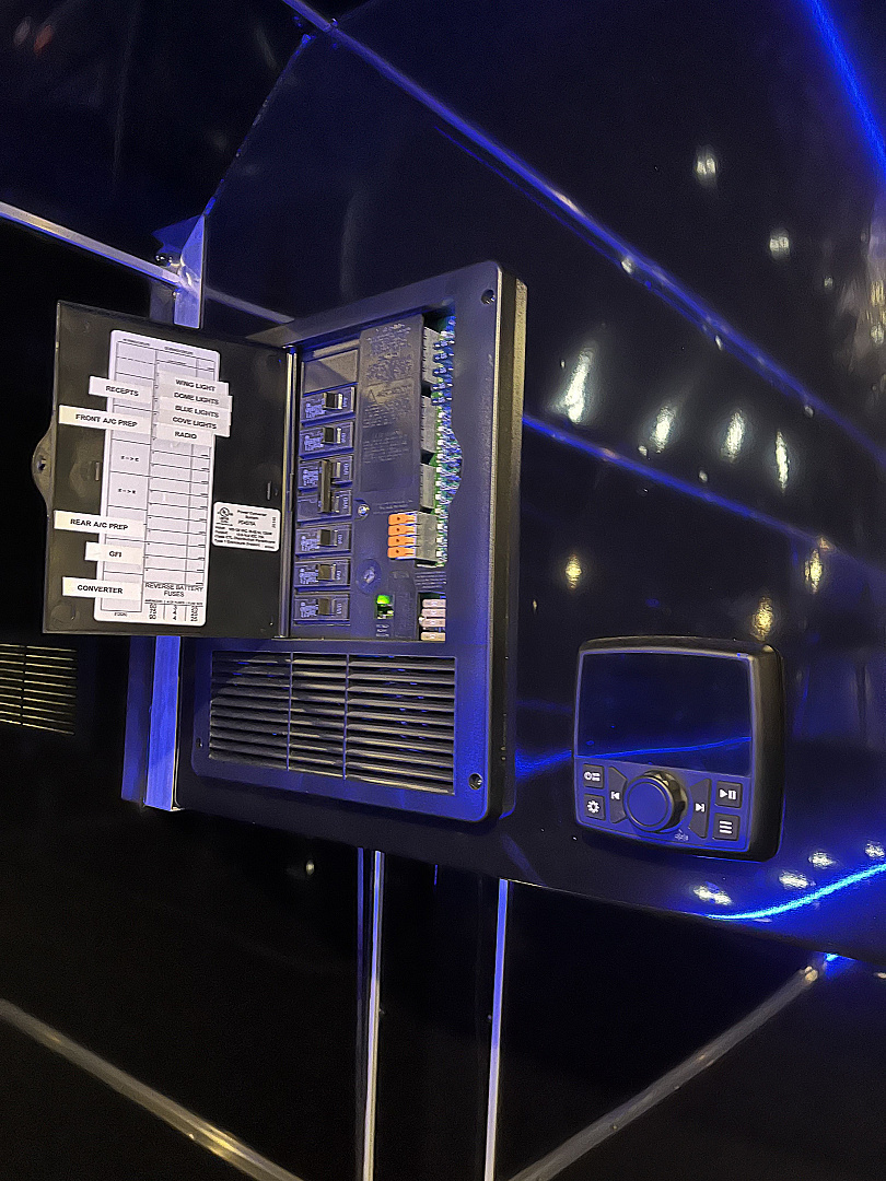 New 2025 Haulmark 32 EDGE ALUMINUM Race Trailer, Sportsman Plus PKG, Premium Escape Door, White PolyCor, 14K GVWR