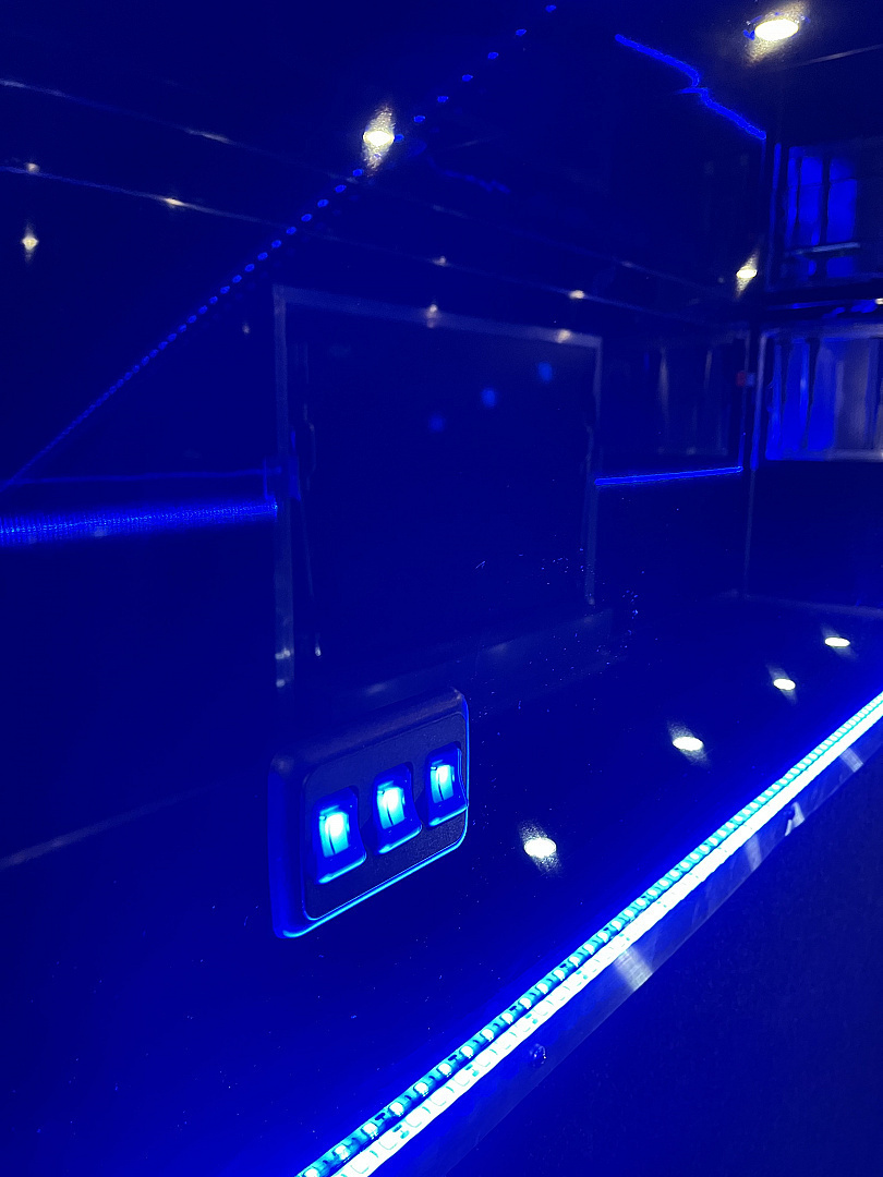 New 2025 Haulmark 32 EDGE ALUMINUM Race Trailer, Sportsman Plus PKG, Premium Escape Door, White PolyCor, 14K GVWR