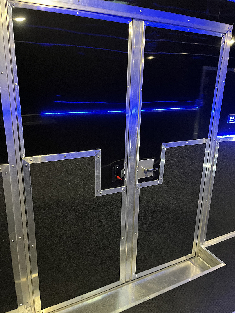 New 2025 Haulmark 32 EDGE ALUMINUM Race Trailer, Sportsman Plus PKG, Premium Escape Door, White PolyCor, 14K GVWR