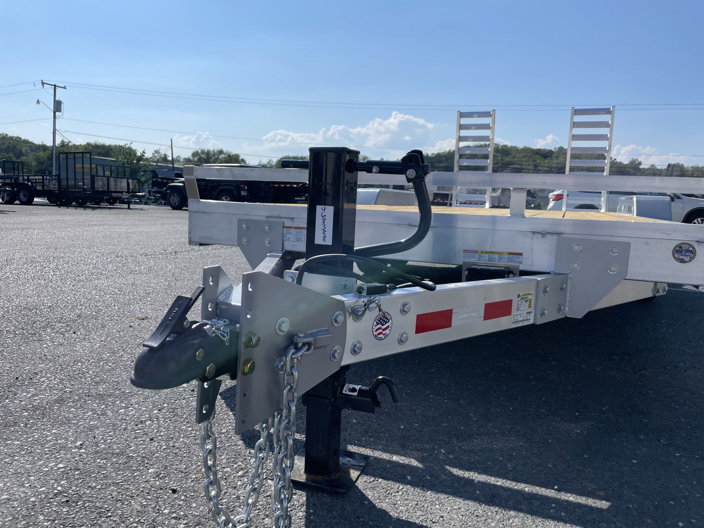 New 2026 Sure-Trac 82"X18+2 Aluminum Equipment Trailer