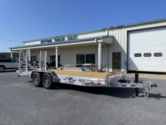 New 2026 Sure-Trac 82 X18+2 Aluminum Equipment Trailer