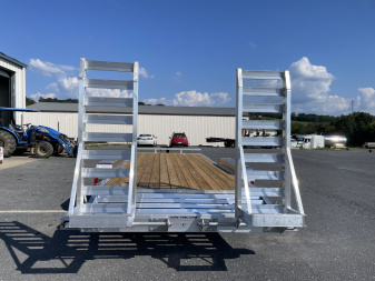 New 2026 Sure-Trac 82"X18+2 Aluminum Equipment Trailer