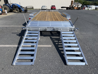 New 2026 Sure-Trac 82"X18+2 Aluminum Equipment Trailer