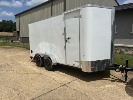 New 2025 Cargo Craft 7x16 Enclosed Elite V-Nose Trailer