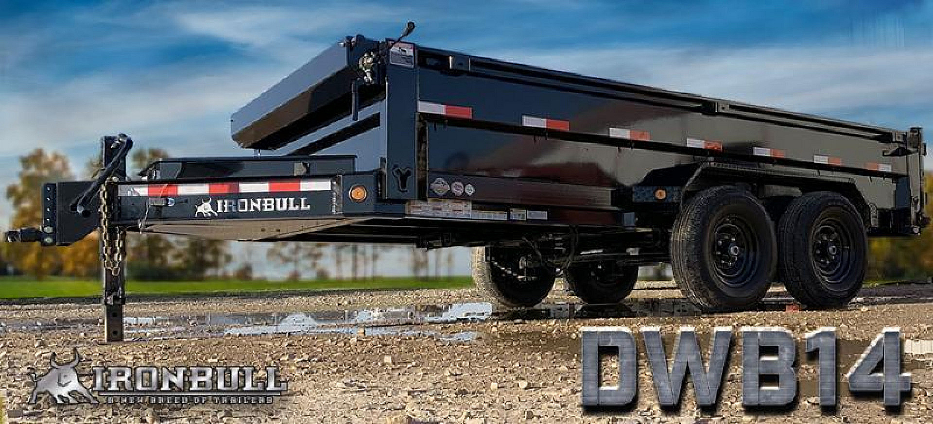 New 2025 Iron Bull DWB14 83x14 Dump Trailer