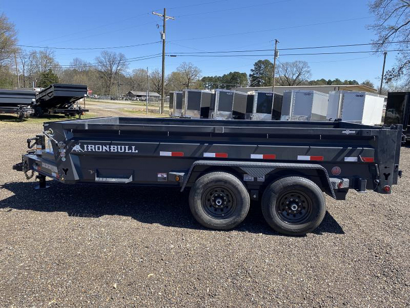 New 2025 Iron Bull DWB14 83x14 Dump Trailer