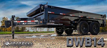 New 2025 Iron Bull DWB14 83x14 Dump Trailer