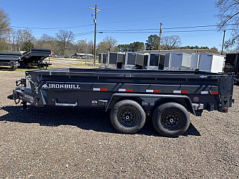 New 2025 Iron Bull DWB14 83x14 Dump Trailer
